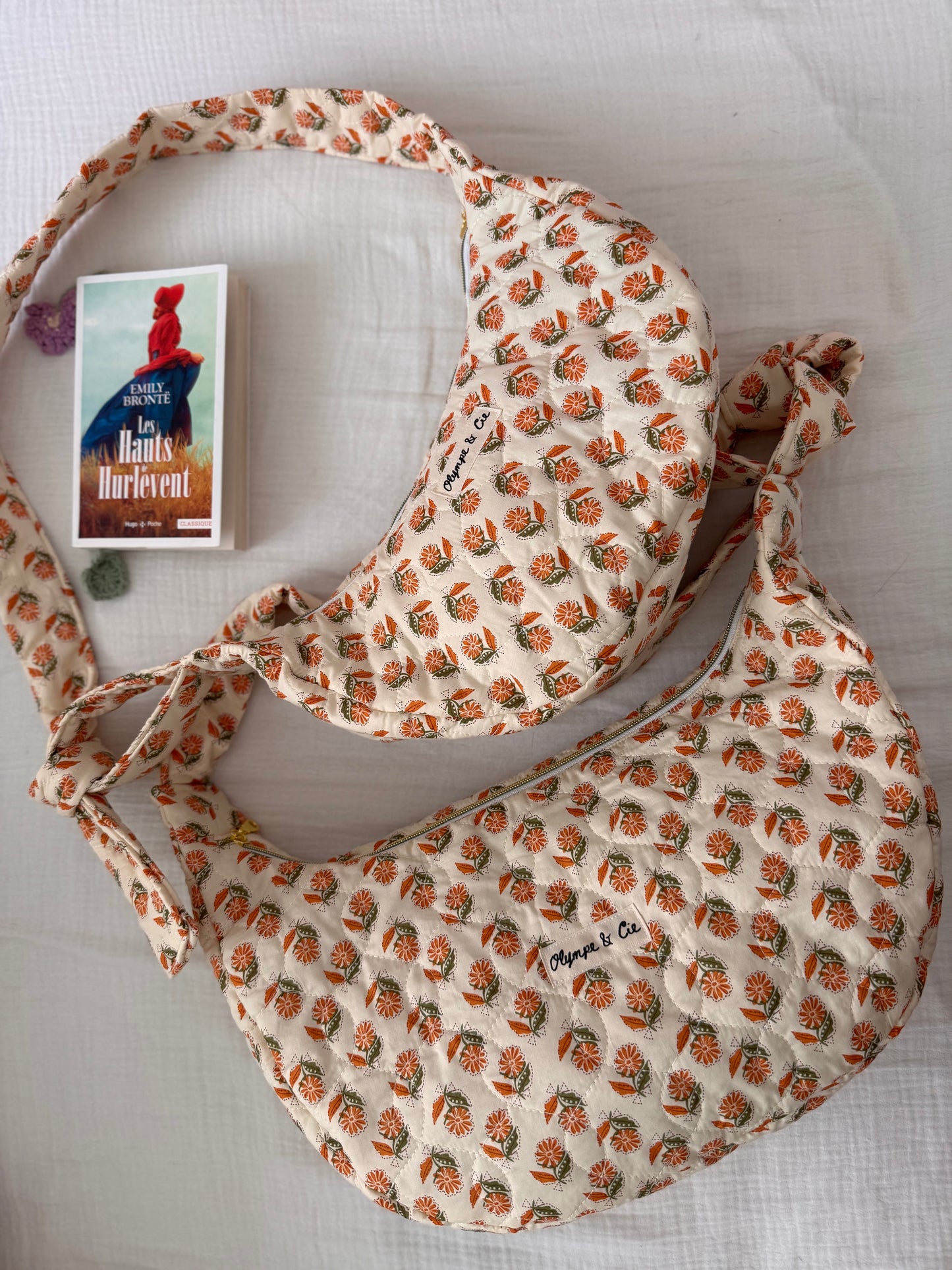 Sac croissant Jeanne sur mesure