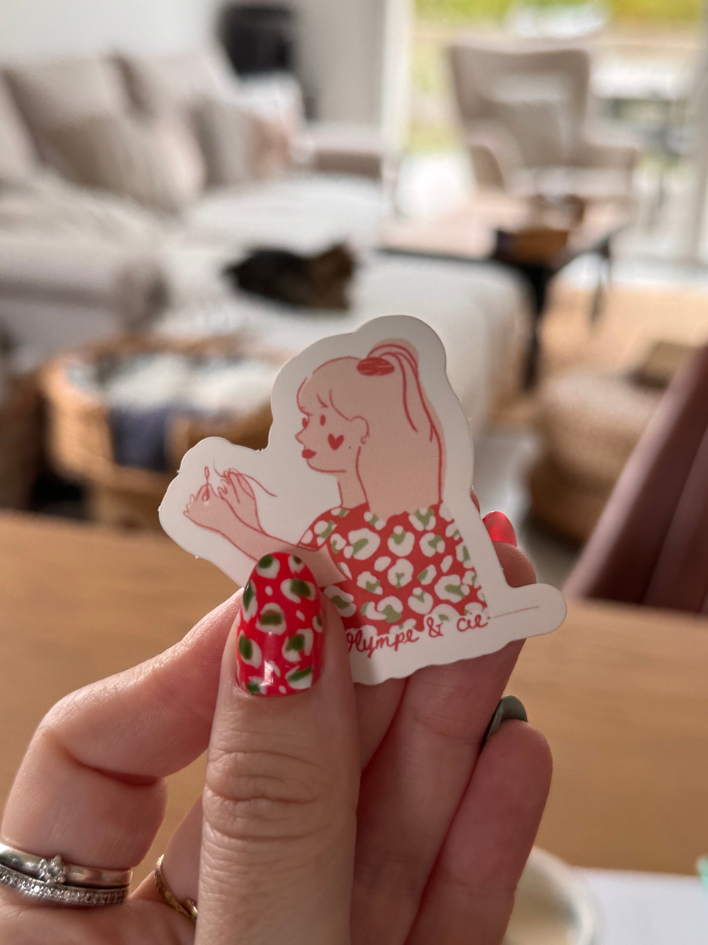 Stickers Denis illustration artisanale faite en France