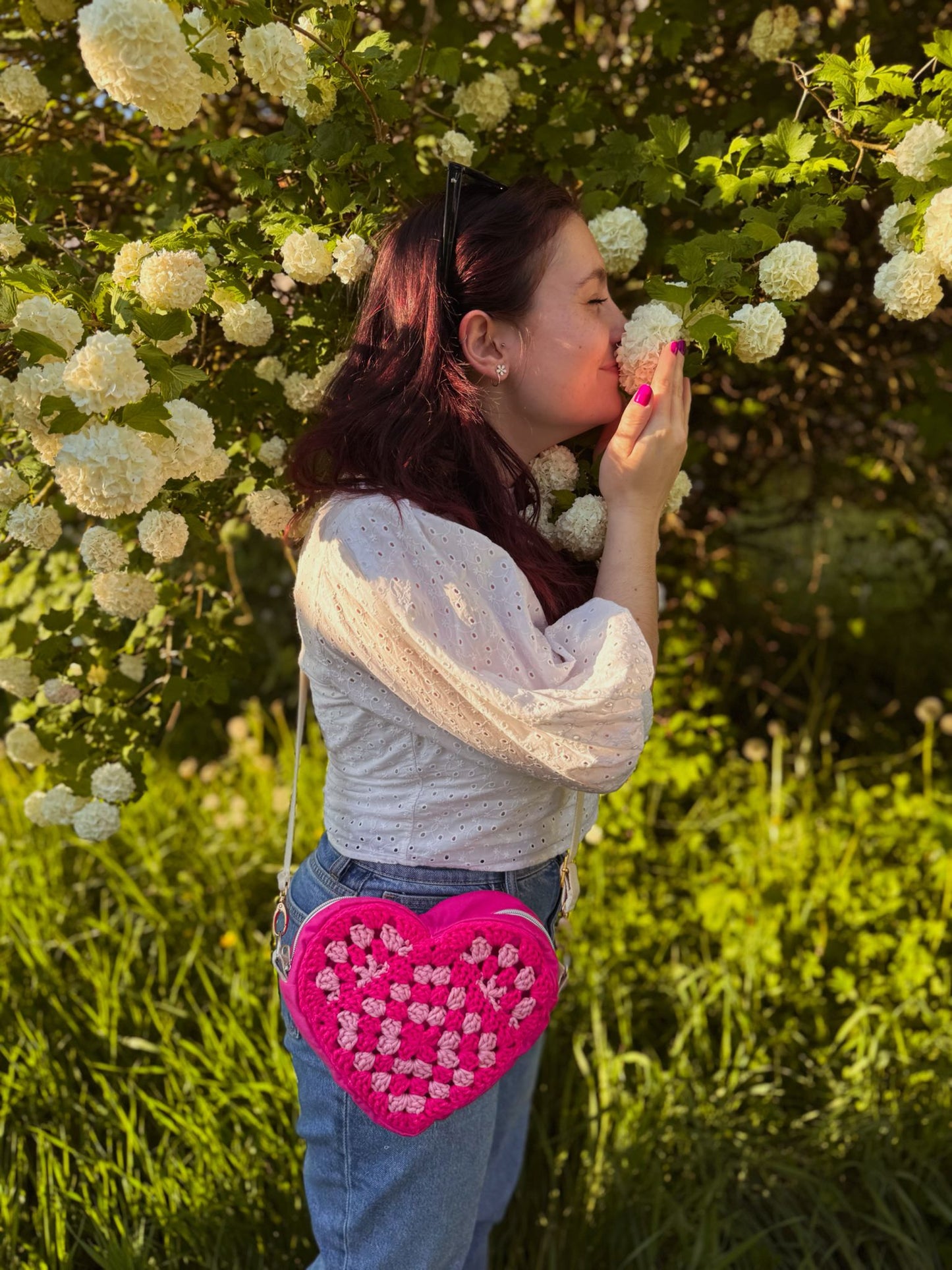 Sac coeur Hubertine X Les Petites Pattes de Cha