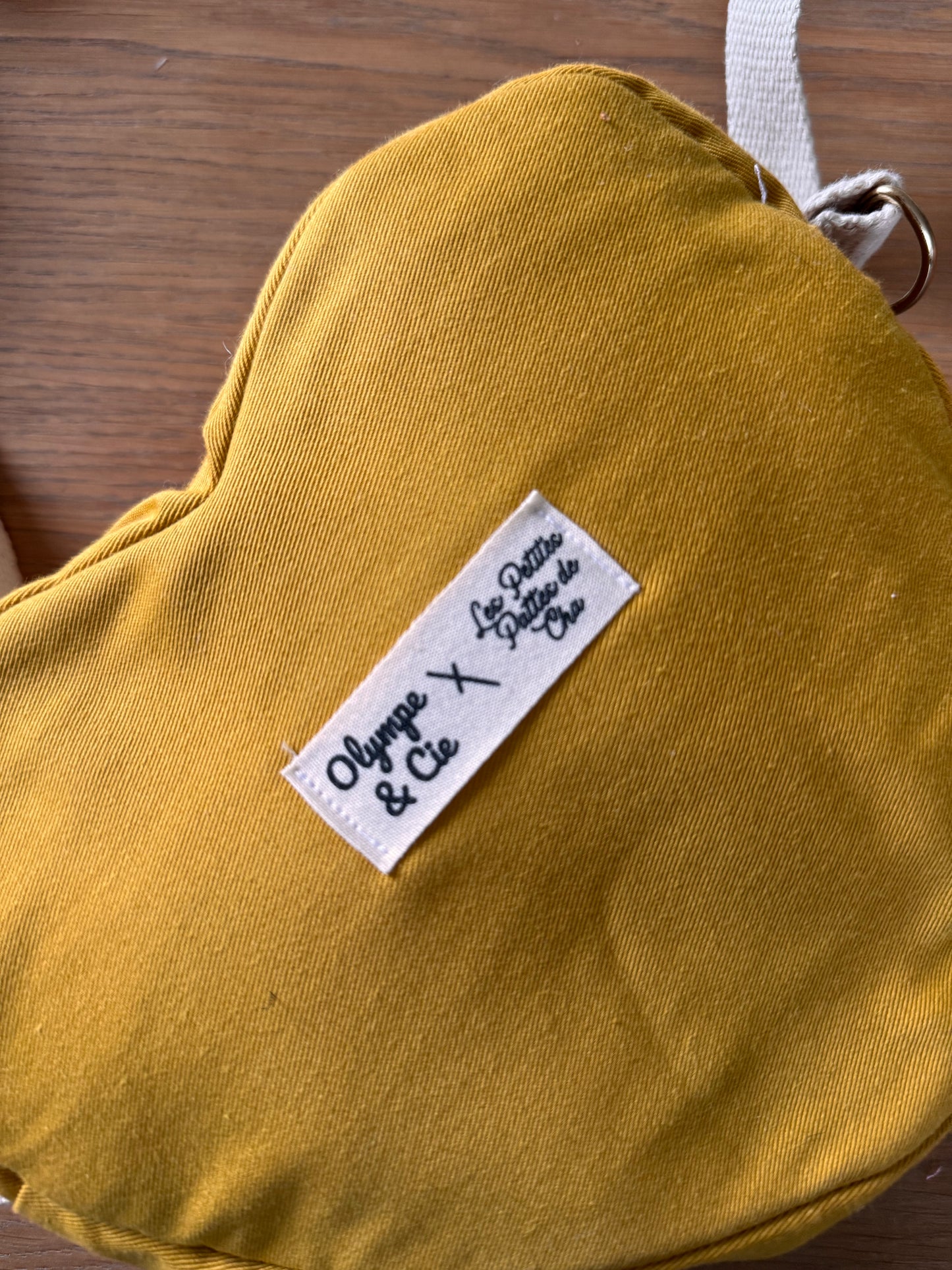 Sac coeur Hubertine X Les Petites Pattes de Cha