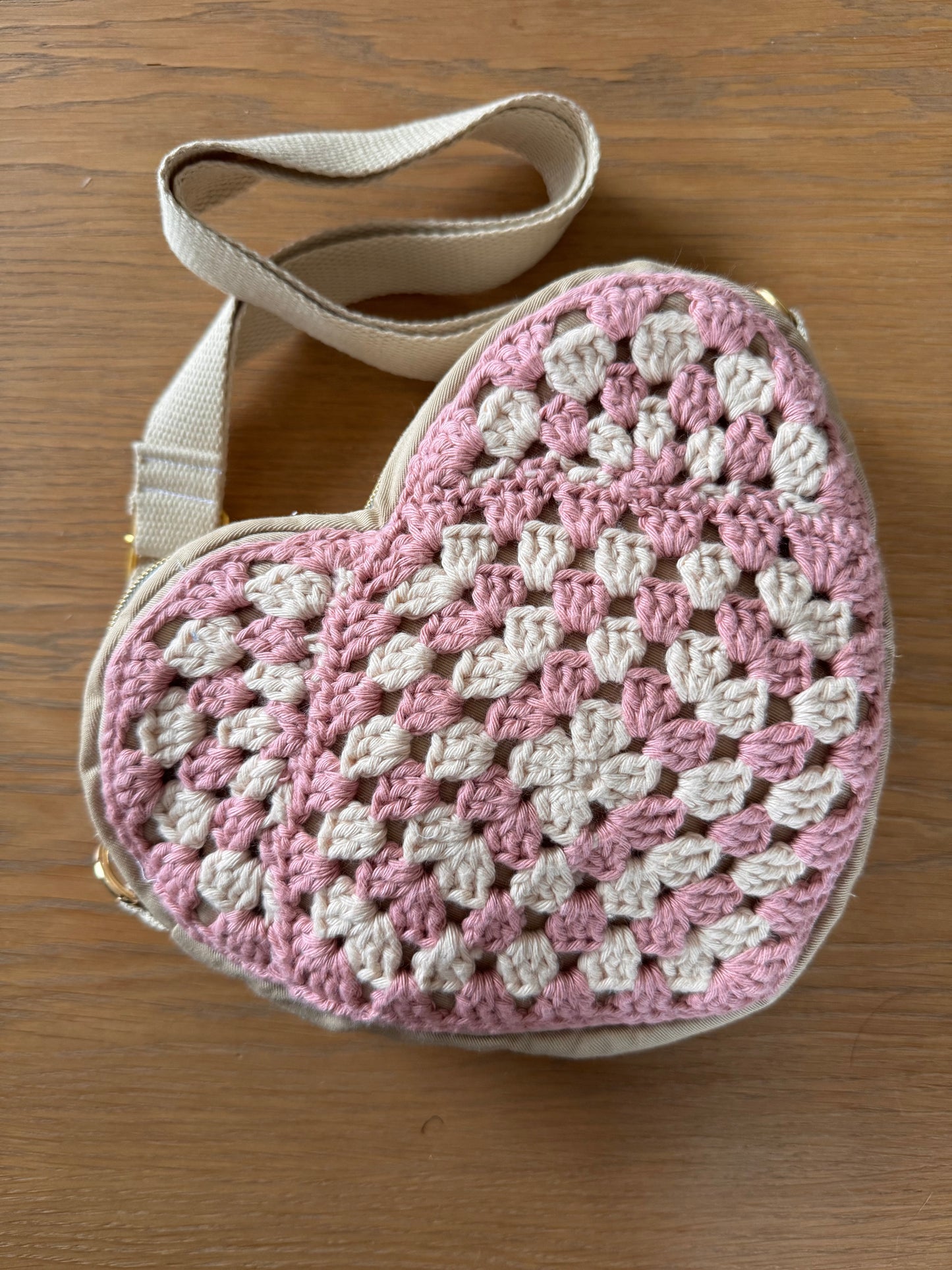 Sac coeur Hubertine X Les Petites Pattes de Cha