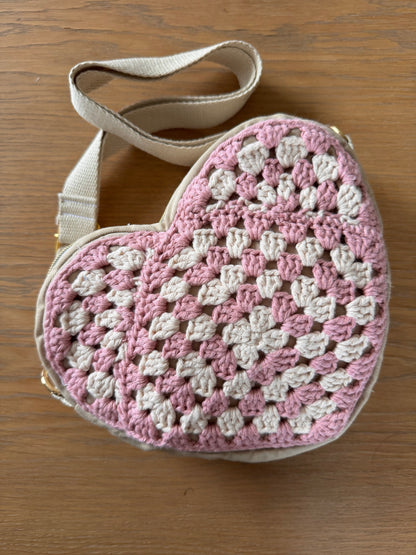 Sac coeur Hubertine X Les Petites Pattes de Cha