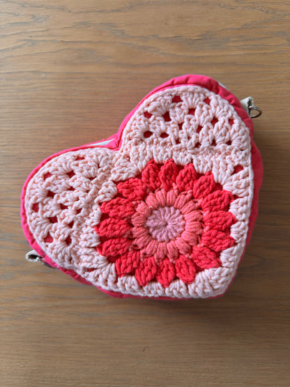 Sac coeur Hubertine X Les Petites Pattes de Cha