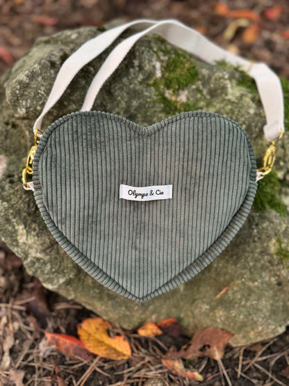 Sac coeur Hubertine sur mesure Olympe & cie - à créer soi même 