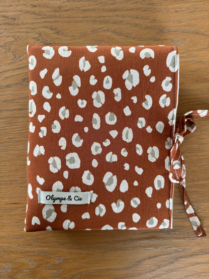 Pochette livres Paulette léopard