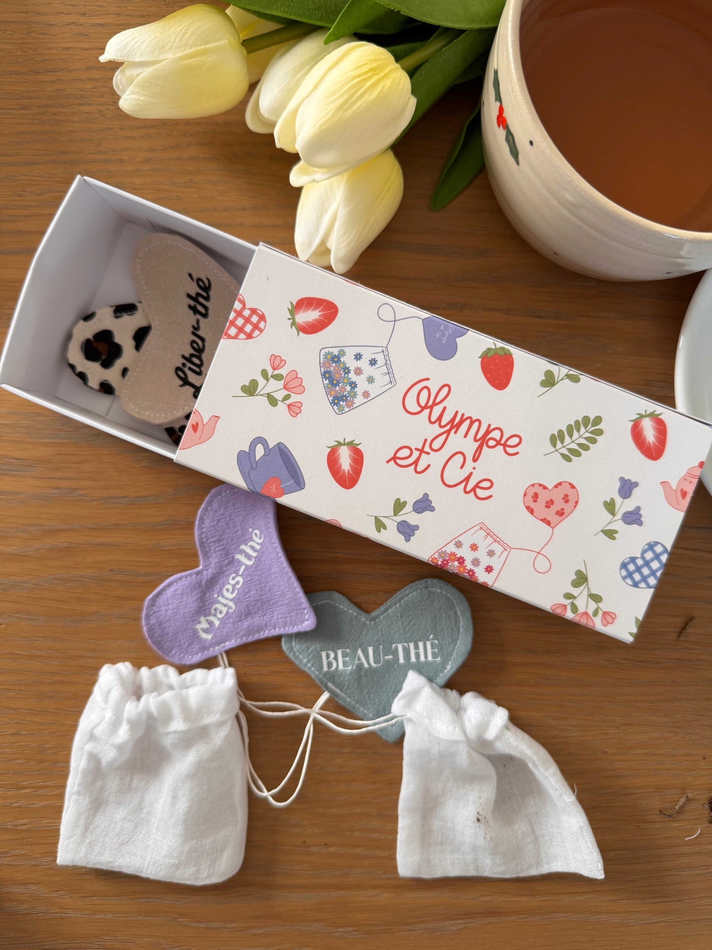 Sachets de thé lavables Gisèle Éco-responsables et Réutilisables