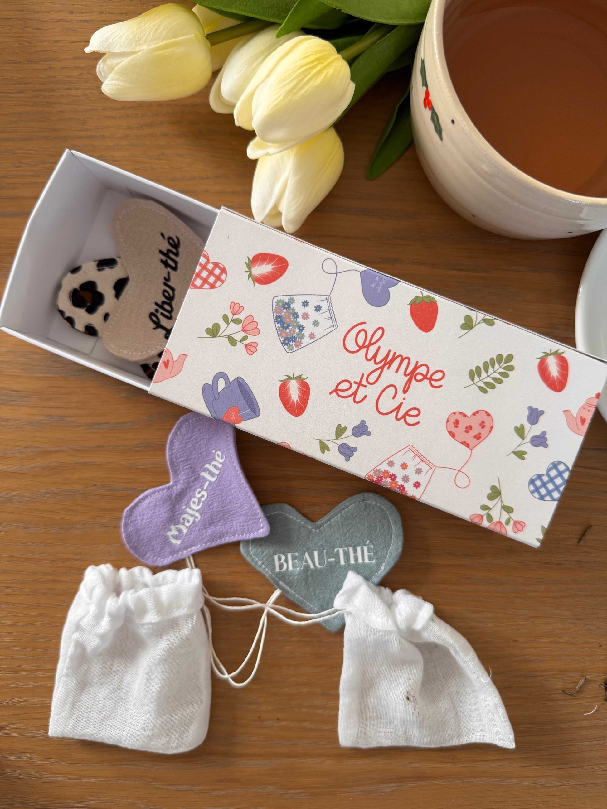 Sachets de thé lavables Gisèle Éco-responsables et Réutilisables